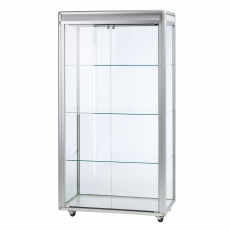Hochvitrine breit, Ganzglas